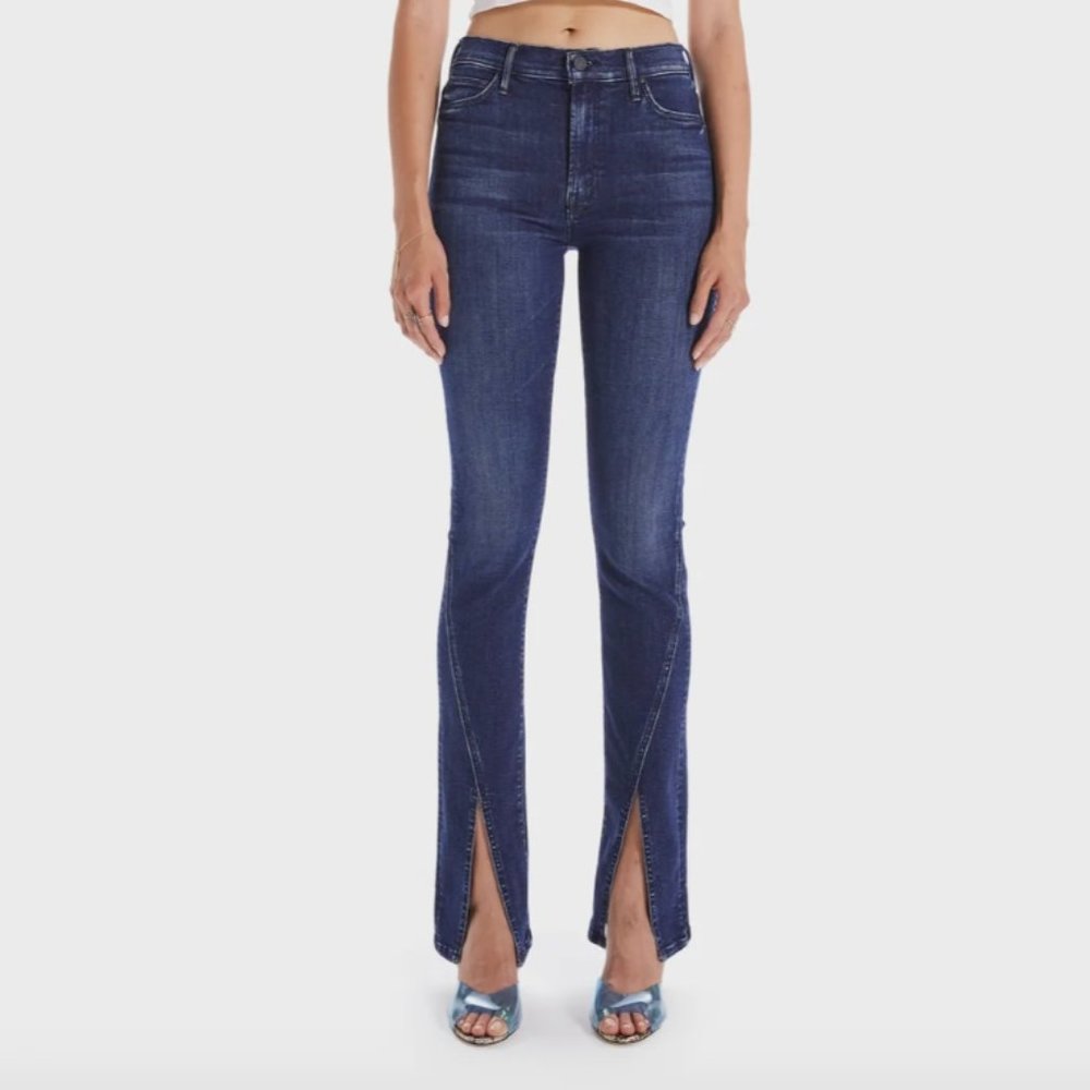 Mother Split Hem Jeans
